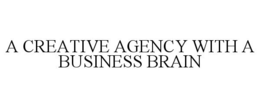 A CREATIVE AGENCY WITH A BUSINESS BRAIN trademark