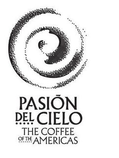 PASION DEL CIELO THE COFFEE OF THE AMERICAS trademark