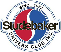 SINCE 1962 STUDEBAKER DRIVERS CLUB INC. trademark