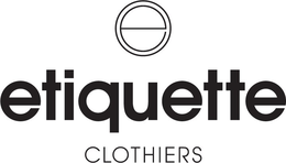 E ETIQUETTE CLOTHIERS trademark