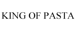 KING OF PASTA trademark