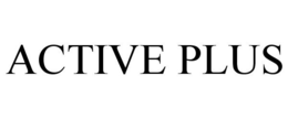 ACTIVE PLUS trademark