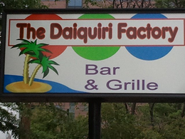 THE DAIQUIRI FACTORY - BAR AND GRILLE trademark