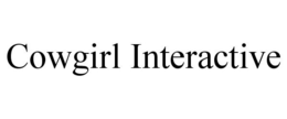 COWGIRL INTERACTIVE trademark