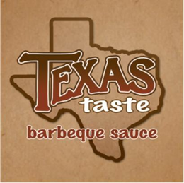 TEXAS TASTE BARBEQUE SAUCE trademark