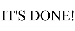 IT'S DONE! trademark