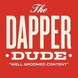 THE DAPPER · DUDE · "WELL GROOMED CONTENT" trademark