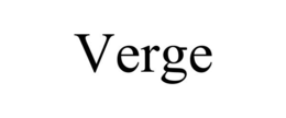 VERGE trademark