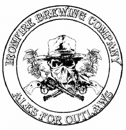 IRONFIRE BREWING COMPANY ALES FOR OUTLAWS trademark