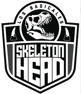 LOS BADICALES SKELETON HEAD trademark