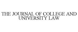 THE JOURNAL OF COLLEGE AND UNIVERSITY LAW trademark