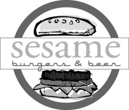 SESAME BURGERS & BEER trademark