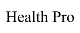 HEALTH PRO trademark