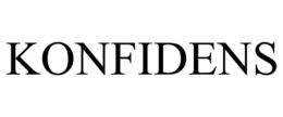 KONFIDENS trademark