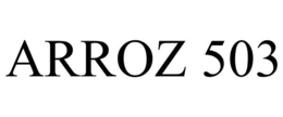ARROZ 503 trademark