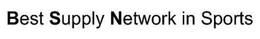 BEST SUPPLY NETWORK IN SPORTS trademark