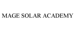 MAGE SOLAR ACADEMY trademark