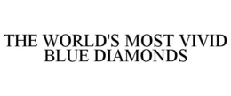 THE WORLD'S MOST VIVID BLUE DIAMONDS trademark