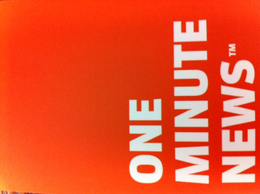 ONE MINUTE NEWS trademark