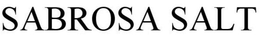 SABROSA trademark