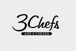 3 CHEFS AND A CHICKEN trademark