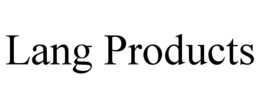LANG PRODUCTS trademark