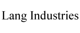 LANG INDUSTRIES trademark