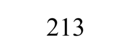 213 trademark