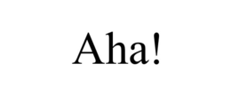 AHA! trademark