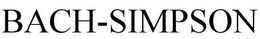 BACH-SIMPSON trademark