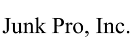 JUNK PRO, INC. trademark