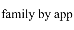 FAMILY BY APP trademark