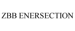 ZBB ENERSECTION trademark