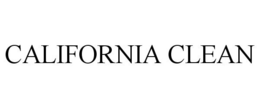CALIFORNIA CLEAN trademark