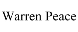 WARREN PEACE trademark