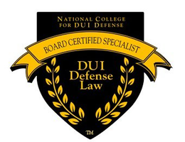 NATIONAL COLLEGE FOR DUI DEFENSE BOARD CERTIFIED SPECIALIST DUI DEFENSE LAW trademark