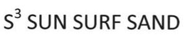 S3 SUN SURF SAND trademark