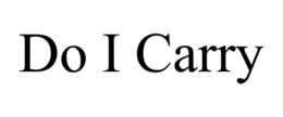 DO I CARRY trademark