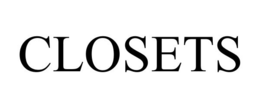 CLOSETS trademark