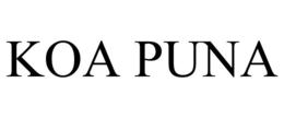 KOA PUNA trademark