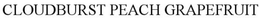 CLOUDBURST PEACH GRAPEFRUIT trademark