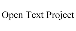 OPEN TEXT PROJECT trademark
