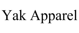 YAK APPAREL trademark