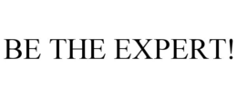 BE THE EXPERT! trademark