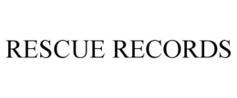 RESCUE RECORDS trademark
