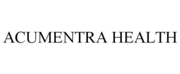 ACUMENTRA HEALTH trademark