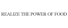 REALIZE THE POWER OF FOOD trademark