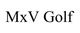 MXV GOLF trademark