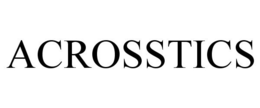 ACROSSTICS trademark