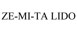 ZE-MI-TA LIDO trademark